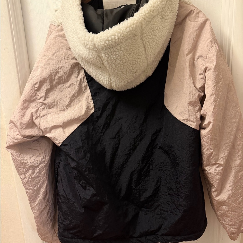 ASOS Colorblock Hooded Half-zip Jacket - Picture 5 of 6